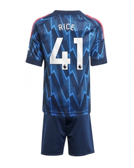 Arsenal Declan Rice #41 Maglia Gara Trasferta Repliche 2025-26 Bambino Maniche Corte